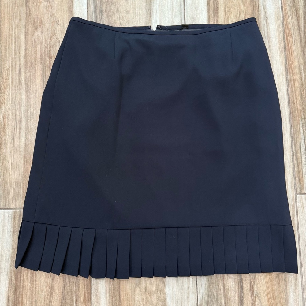 Kasper | Navy Blue Career Pleated Hem Suit Skirt Separate Size 18